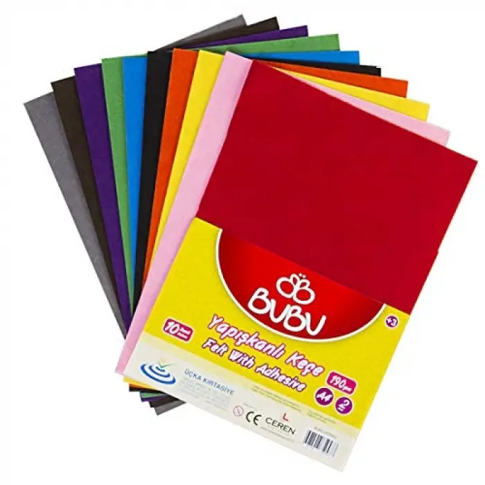 Keçe Yapışkanlı 20x30 10lu
