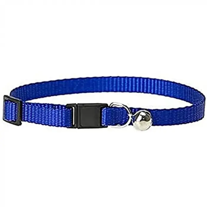 Kedi Boyun Tasması, 30cmx10 mm, Mavi