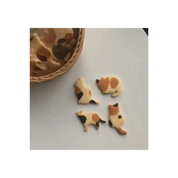 Kedi Kurabiye Kalıbı Seti (4 Parça), Tek Ebat