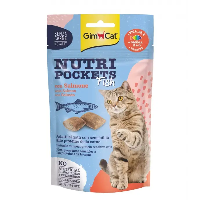 Kedi Ödül Tableti Np Fish With Salmon, 60 g