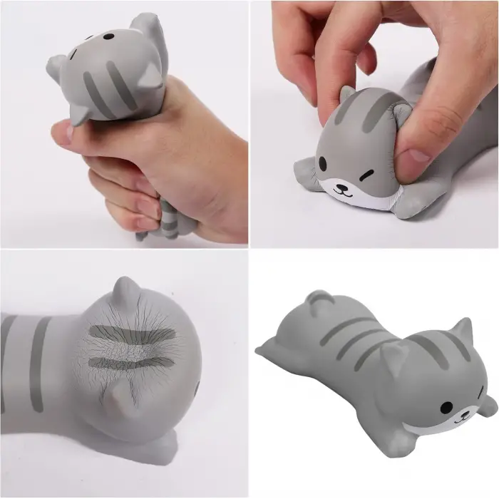 Kedi Şeklinde Yumuşak Squishy Mouse Pad