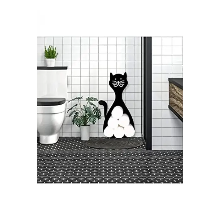 Kedili WC Kağıtlığı