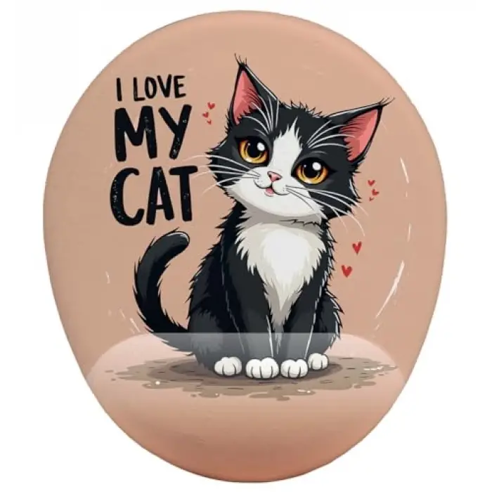 Kedimi Seviyorum Mouse Pad