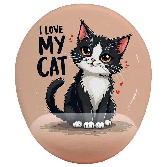 Kedimi Seviyorum Mouse Pad