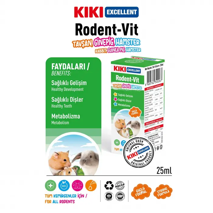 Kemirgen Rodent-Vit 25 ml. KG101