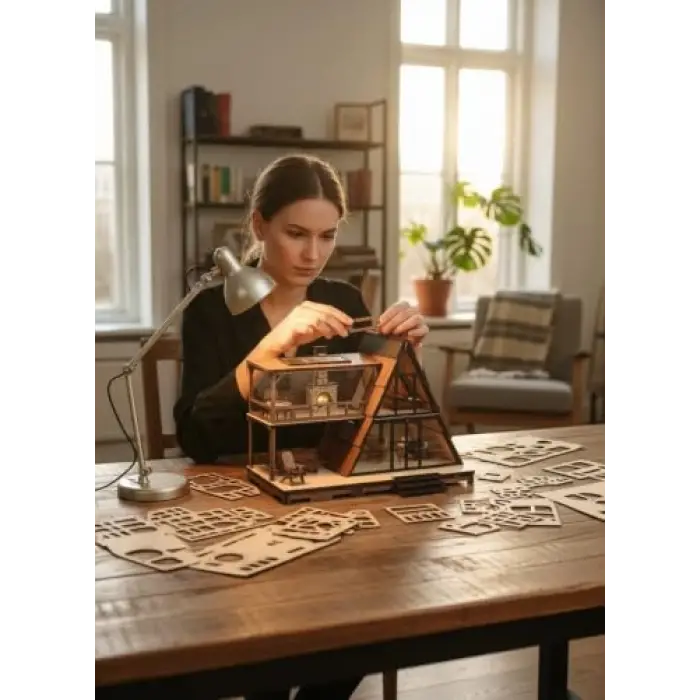 Kendin Yap Maket Ev (Kış Evi)