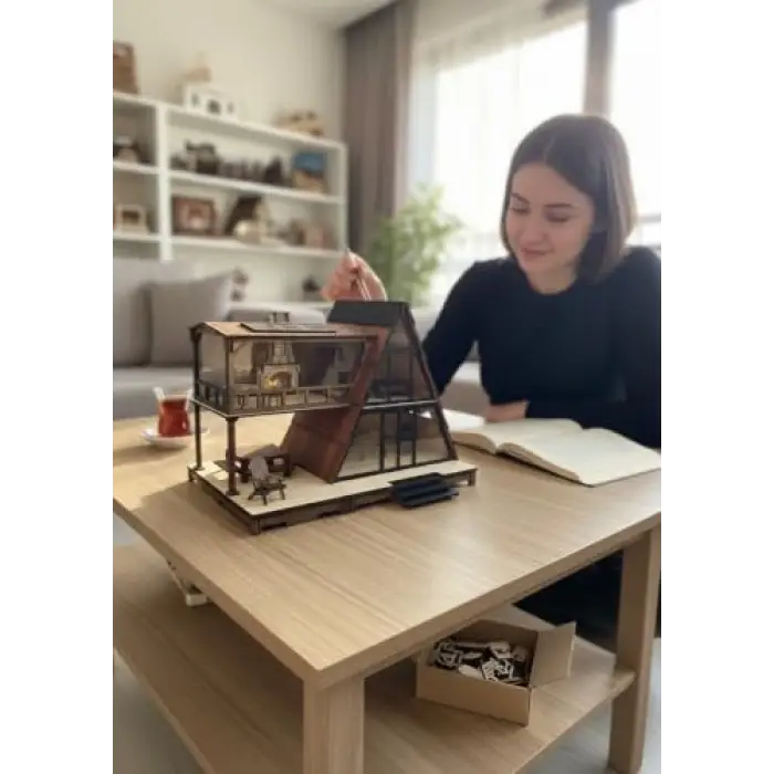 Kendin Yap Maket Ev (Kış Evi)