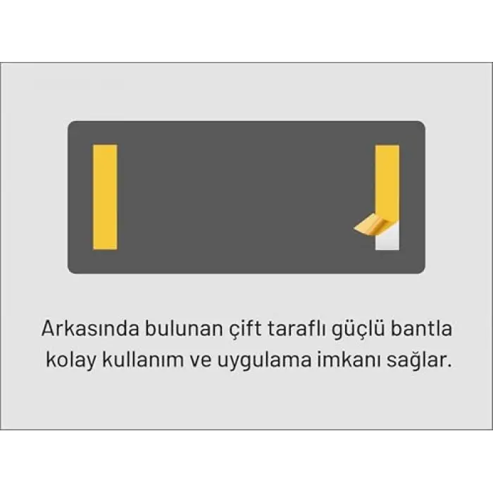Kendinden Yapışkanlı Bronz Kapı İsimliği