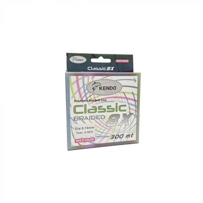 Kendo 8X 300m Multicolor Örgü İp 0.18mm