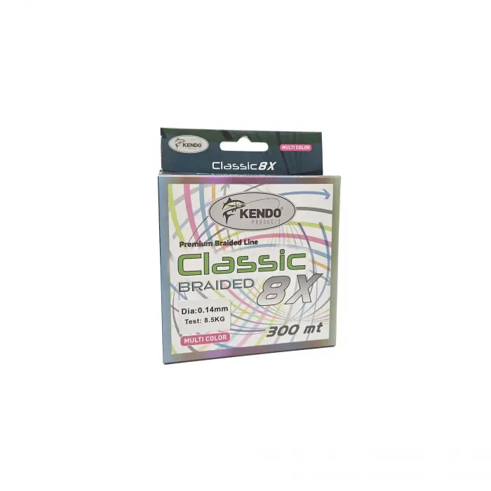 Kendo 8X 300m Multicolor Örgü İp 0.18mm