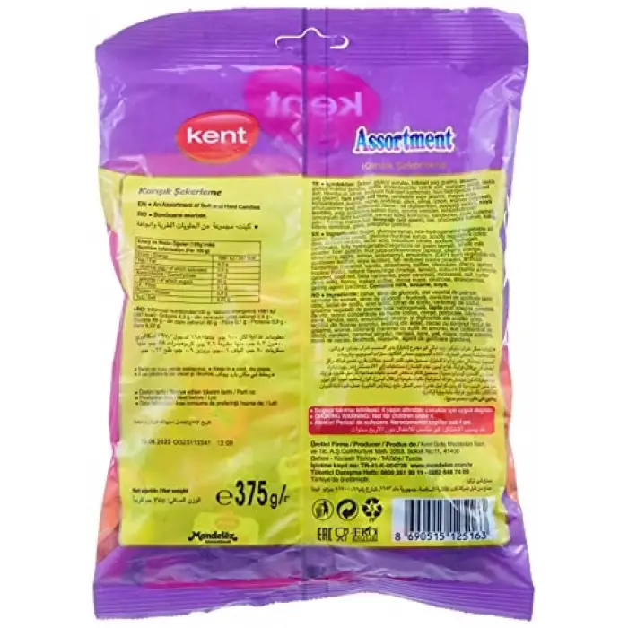 Kent Assortment 375 g Şeker
