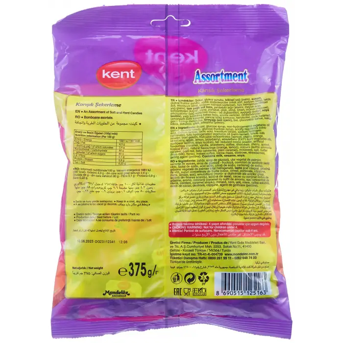 Kent Assortment 375 g Şeker