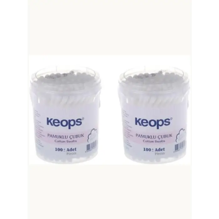 Keops Pamuklu Kulak Çubuğu 2 X 100lü