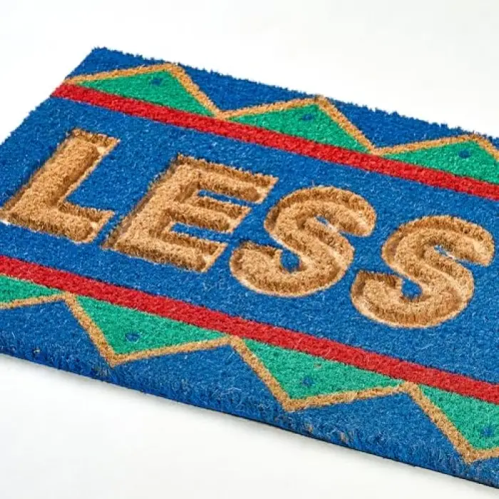 Kerala Mavi Coir Kapı Önü Paspası 35x100 Cm