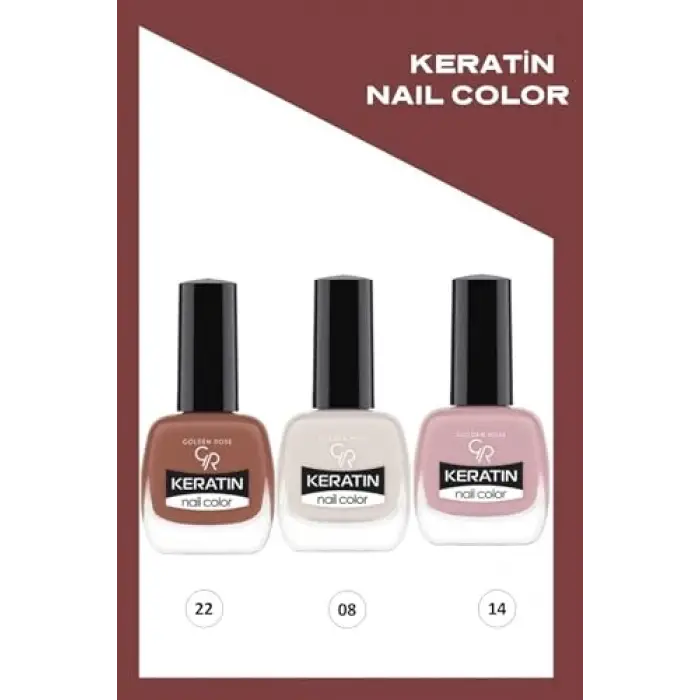 Keratin Nail Color 3lü No: 22-08-14