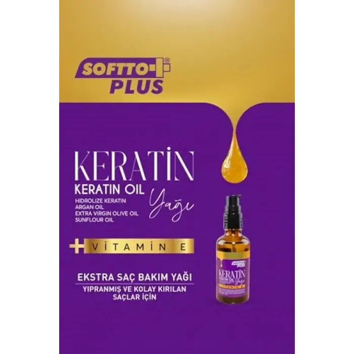 Keratin Saç Bakım Yağı 50 ML