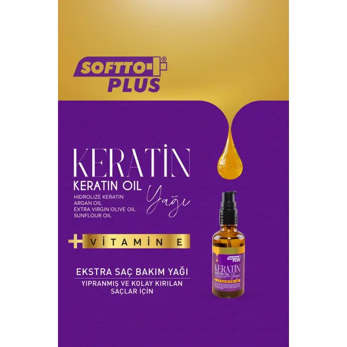 Keratin Saç Bakım Yağı 50 ML
