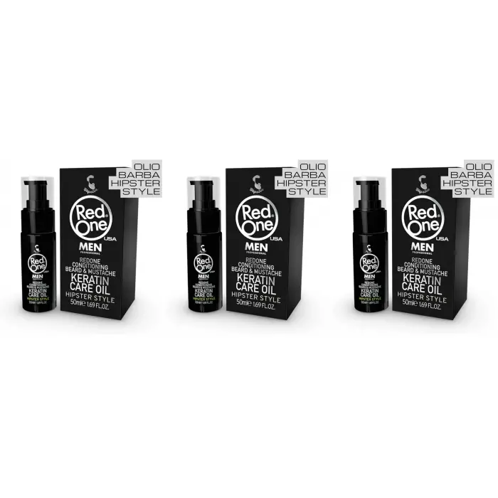 Keratinli Sakal Yağı, 50 ml, 3 Paket