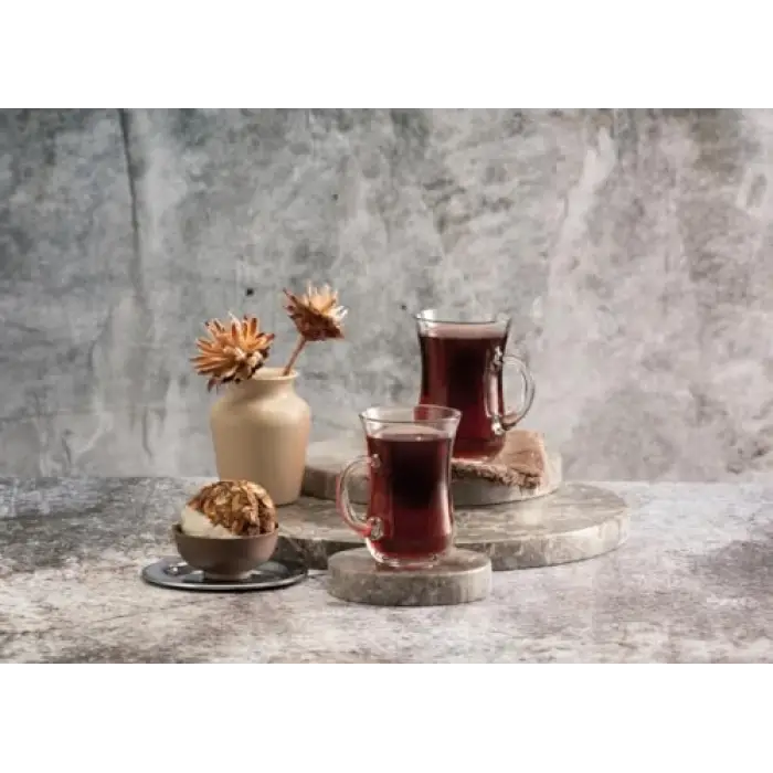 Keyif Çay Bardağı; Sade, 175 ml, 3 Parça