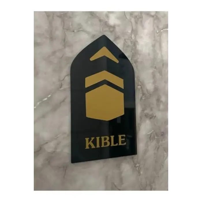 Kıble Yön Levhası, Kendinden Yapışkanlı