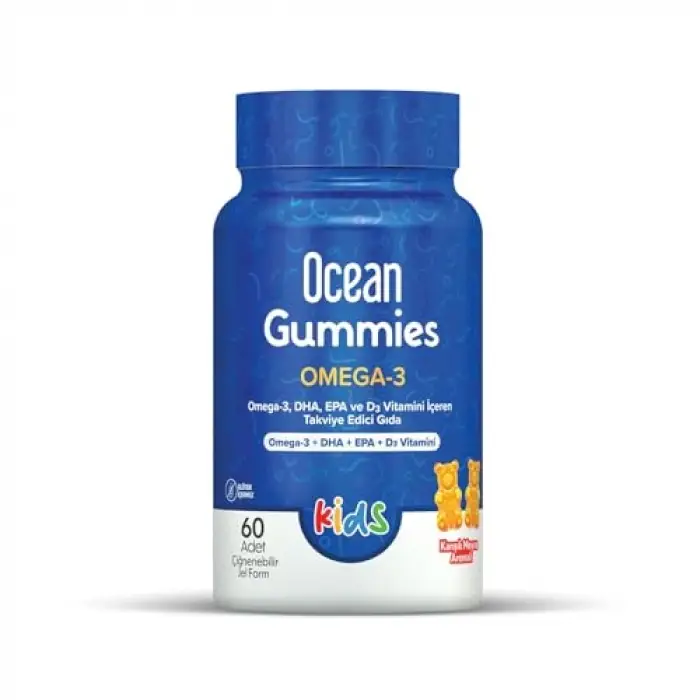 Kids Gummies Omega 3 60 Çiğnenebilir Jel Form
