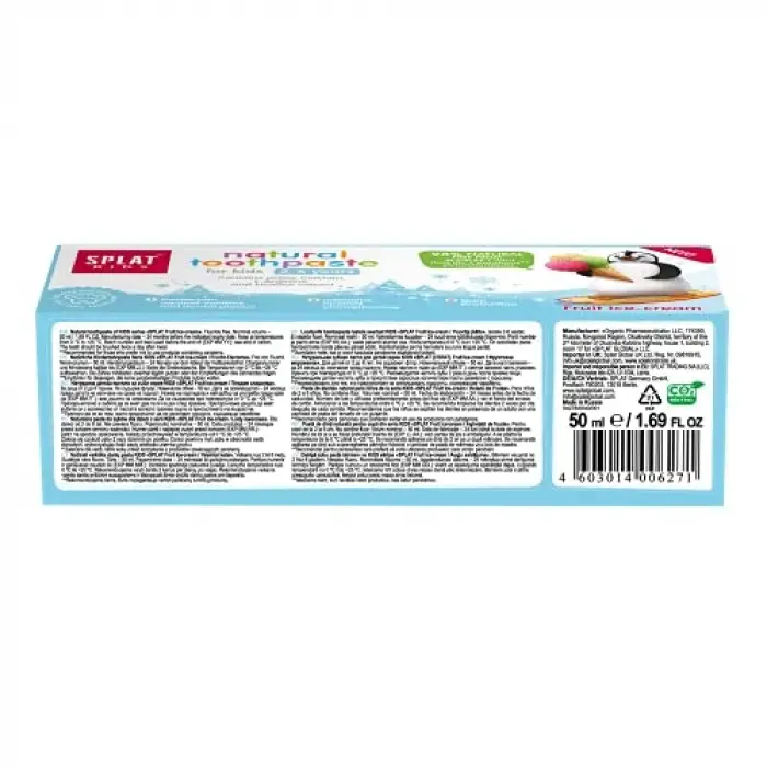 Kids Natural Toothpaste 2-6 Yaş Diş Macunu