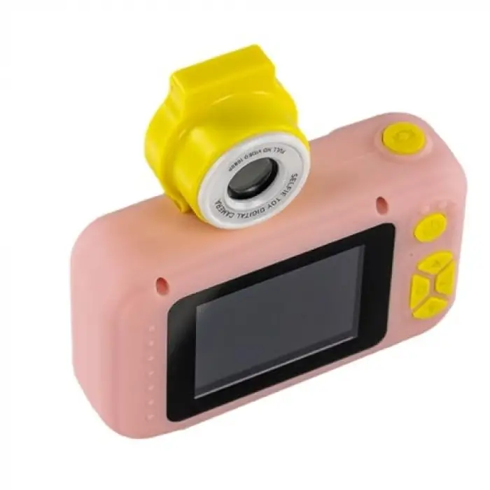 Kıds Selfie Digital Camera (Pink)