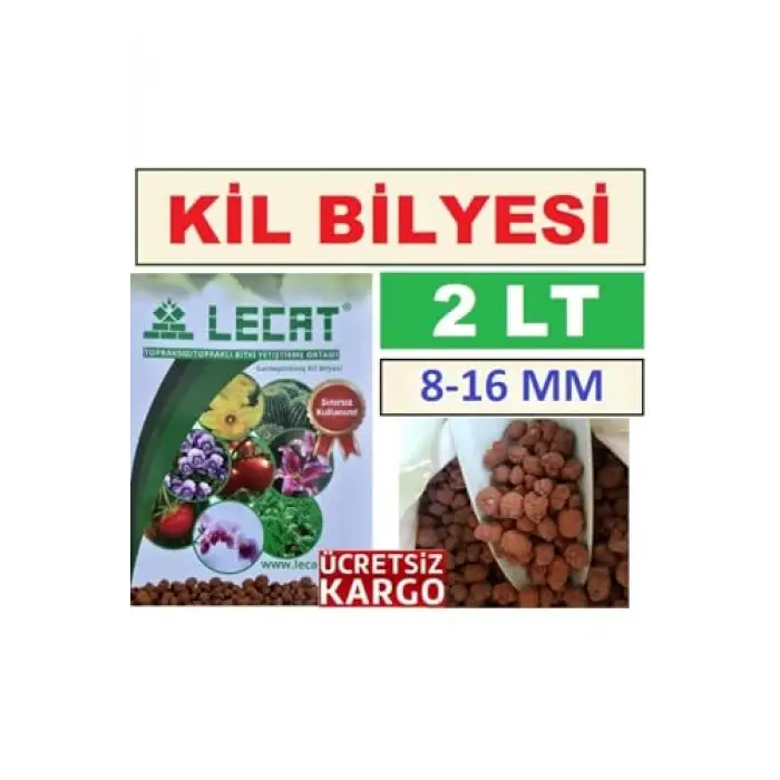 Kil Bilyesi 2 L 8 16 Mm Genleştirilmiş Hidroponik Orkide