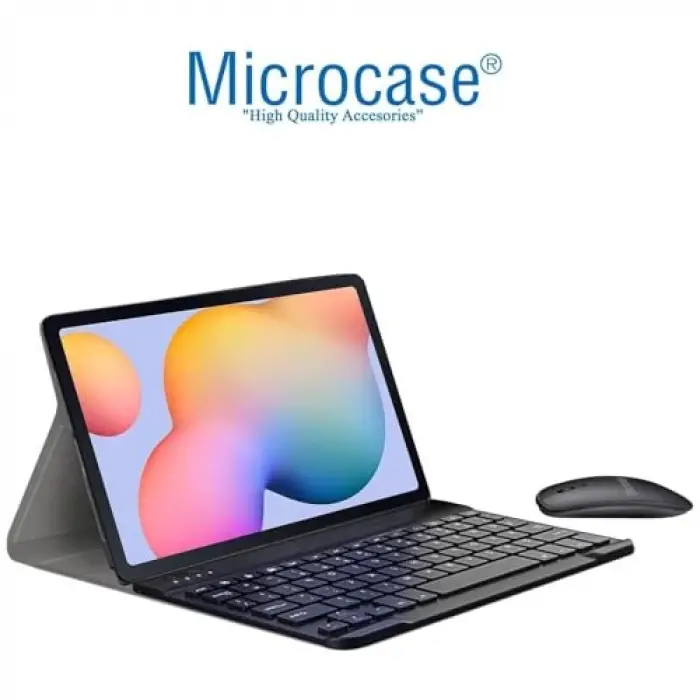 Kılıf, Xiaomi Pad 7 Tablet için Bluetooth Klavye ve Mouse + BKK6