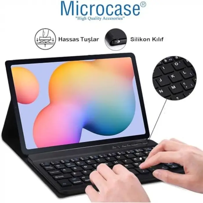 Kılıf, Xiaomi Pad 7 Tablet için Bluetooth Klavye ve Mouse + BKK6