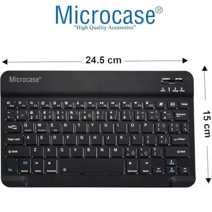 Kılıf, Xiaomi Pad 7 Tablet için Bluetooth Klavye ve Mouse + BKK6