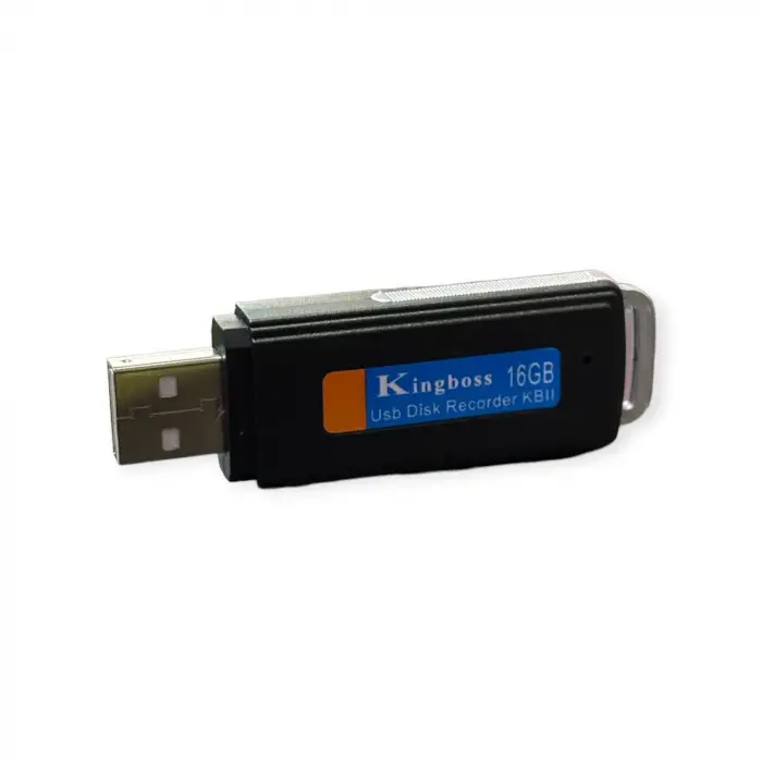 Kingboss Sensörlü Usb Kesintsiz 16gb Ses Kayıt Cihazı