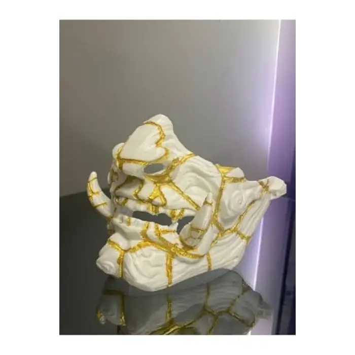 Kintsugi Oni Maskesi, Samurai Oni Mask, Samuray Maskesi, ONİMASK2