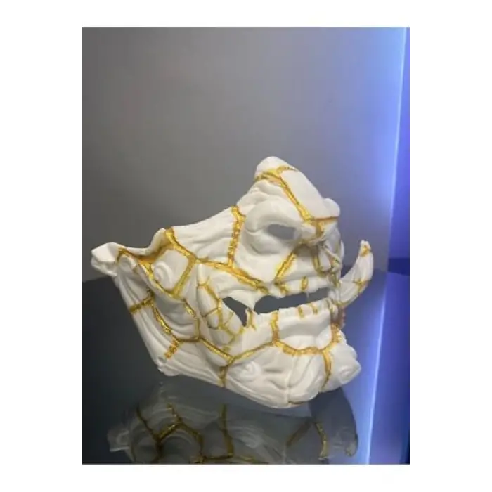 Kintsugi Oni Maskesi, Samurai Oni Mask, Samuray Maskesi, ONİMASK2
