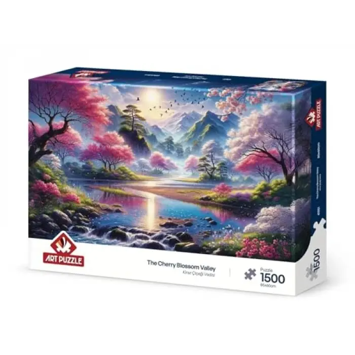 Kiraz Çiçeği Vadisi 1500 Parça Puzzle