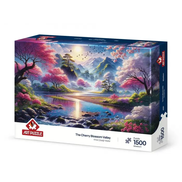 Kiraz Çiçeği Vadisi 1500 Parça Puzzle