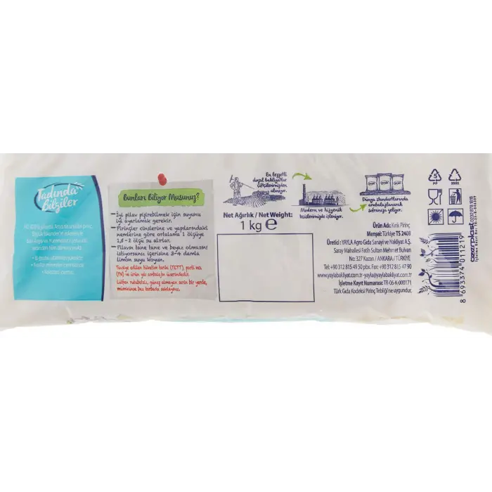 Kırık Pirinç 1 Kg Tekli Paket
