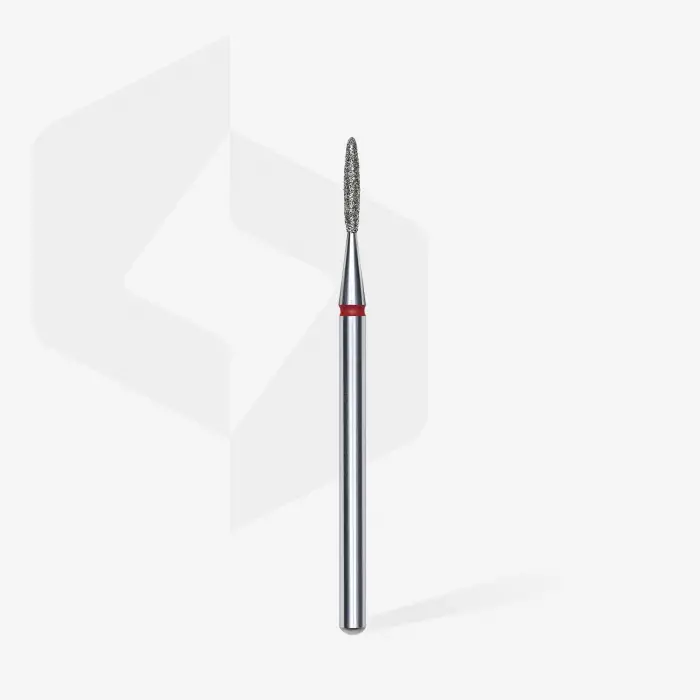 Kırmızı 014 kör uçlu ateş model elmas manikür freze ucu FA10R014-8