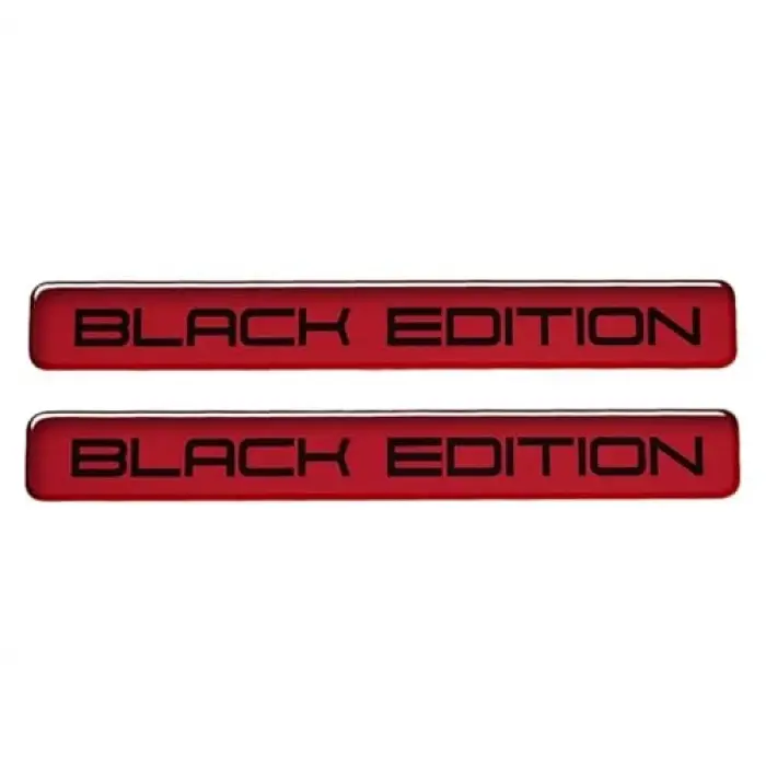 Kırmızı 3D Black Edition Sticker