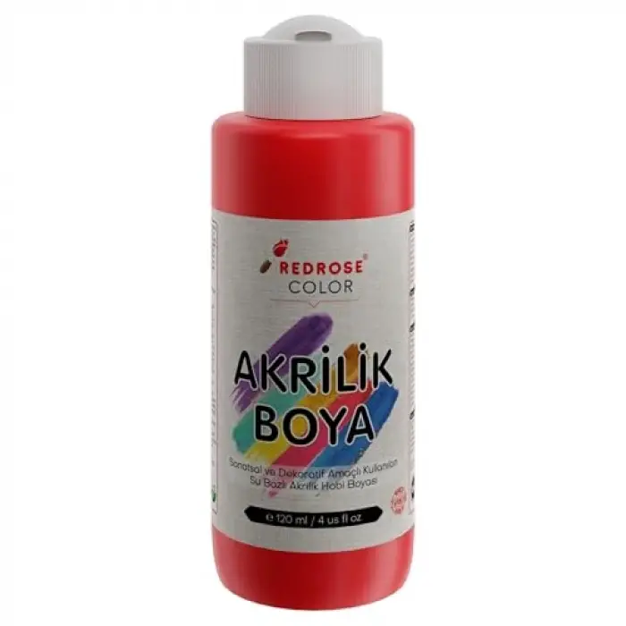 Kırmızı Akrilik Boya 120 ml