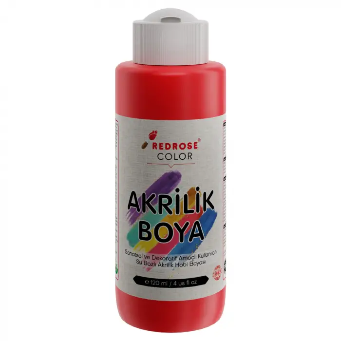 Kırmızı Akrilik Boya 120 ml