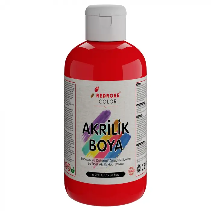 Kırmızı Akrilik Boya 250 g