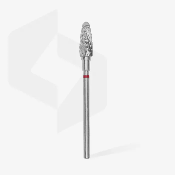 Kırmızı Çelik Manikür Freze Ucu FT90R050/13