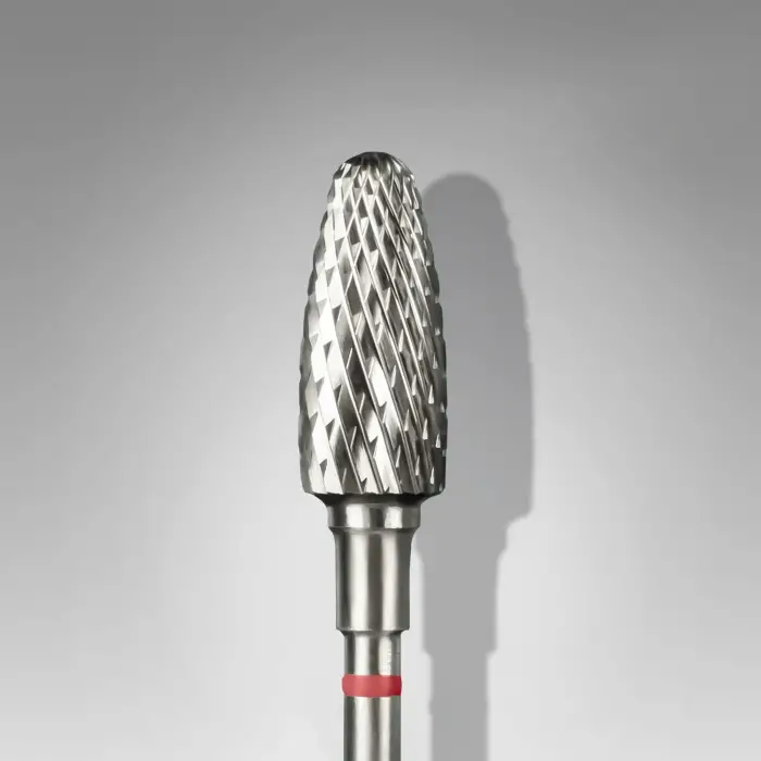 Kırmızı Çelik Manikür Freze Ucu FT90R060/14
