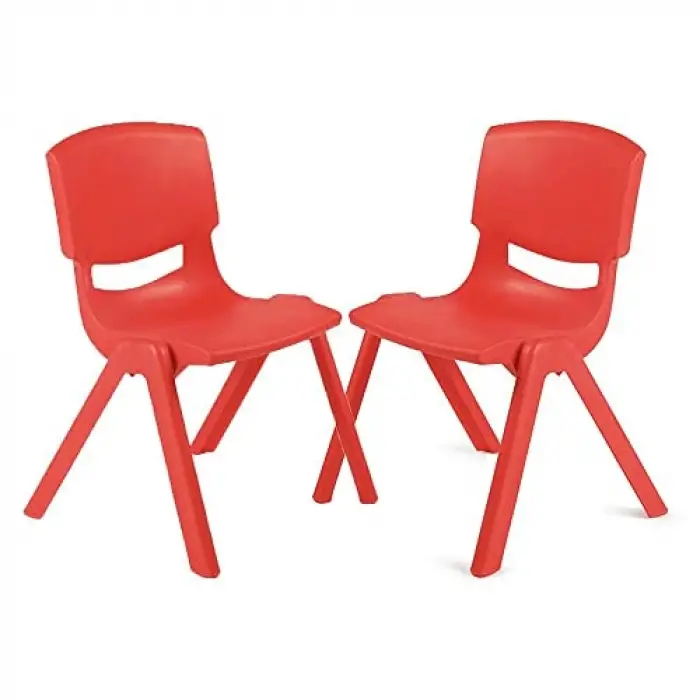 Kırmızı çocuk sandalyesi 2li set