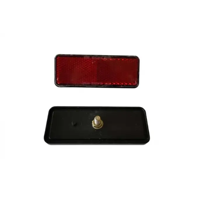 Kırmızı Dikdörtgen Vidalı Reflektör, 5 Mm