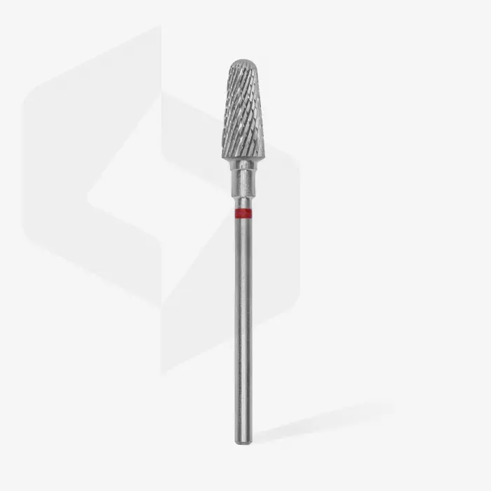 Kırmızı Frustum Çelik Manikür Freze Ucu FT70R060/14