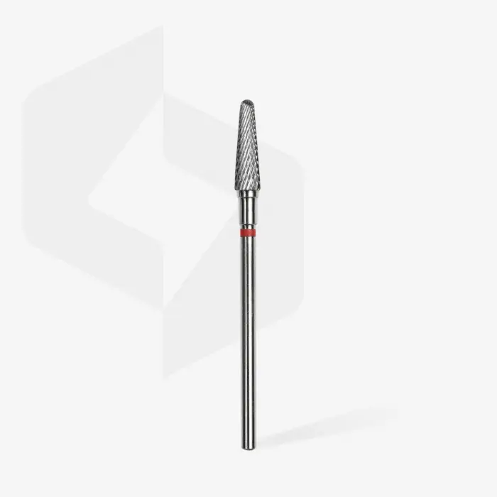 Kırmızı Frustum FT70R040/13 çelik manikür törpü ucu