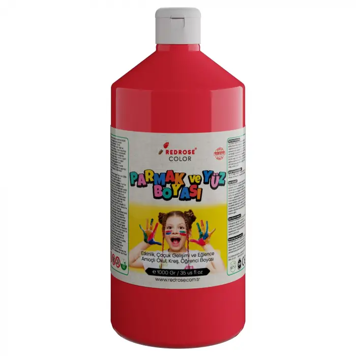 Kırmızı Parmak Boyası, 1000 g