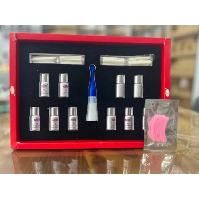 Kirpik perma lifting uygulama ürünü